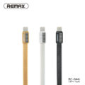 Remax RC-044a Type-C USB Charger Data Sync Transmission Cable 1M 1.3A Max USB Metal Data Transmission for IPHONE