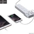 HOCO UH4U3A Multi-functional Socket Charger with 4 USB Ports