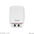 HOCO C4 Double USB Wall Travel Charger for iPhone iPad Smartphone Tablet – UK Plug